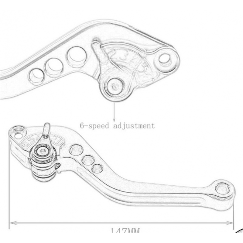 FOR Super Soco TC TCmax TS TSx - Cnc Aluminum Adjustable Brake Clutch Levers recension och pris