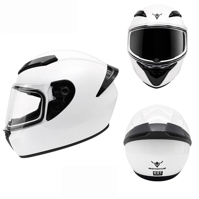 Full Face Motorcycle Helmet DO - Dual Visor Motorcycle Racing Helmet recension och pris
