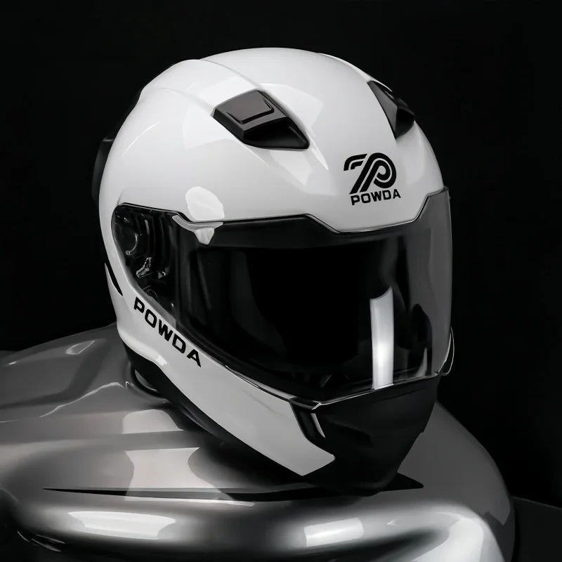 Unisex Full Face Motorcycle He - Dual Visor Motorcycle Racing Helmet recension och pris