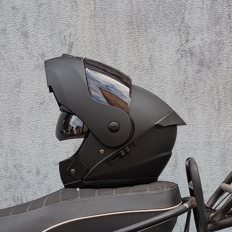ORZ Latest DOT Approved Safety - Dual Visor Motorcycle Racing Helmet recension och pris