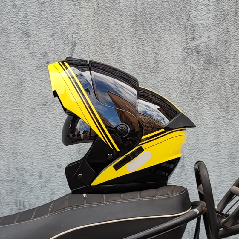 ORZ Latest DOT Approved Safety - Dual Visor Motorcycle Racing Helmet recension och pris