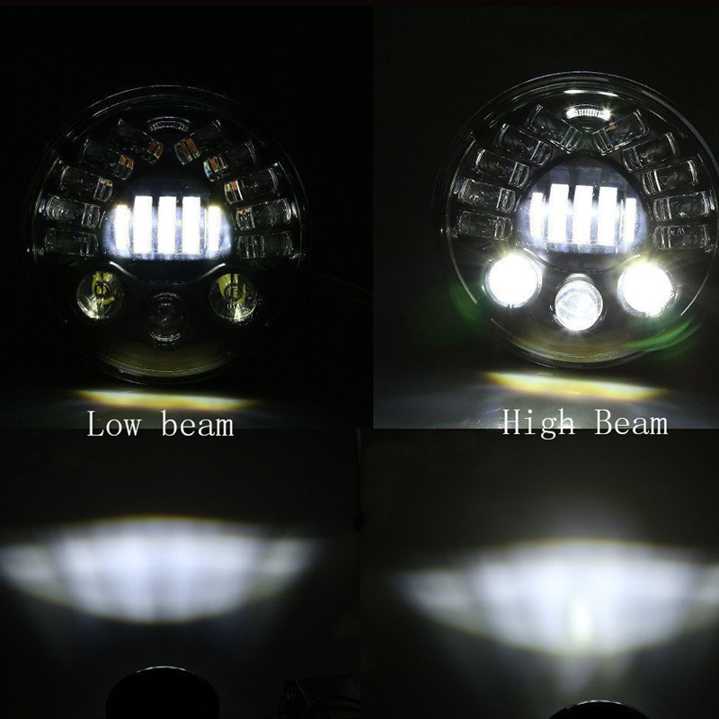 7inch Adaptive Round Motorcycl - Universal Motorcycle Led Headlight Projector recension och pris