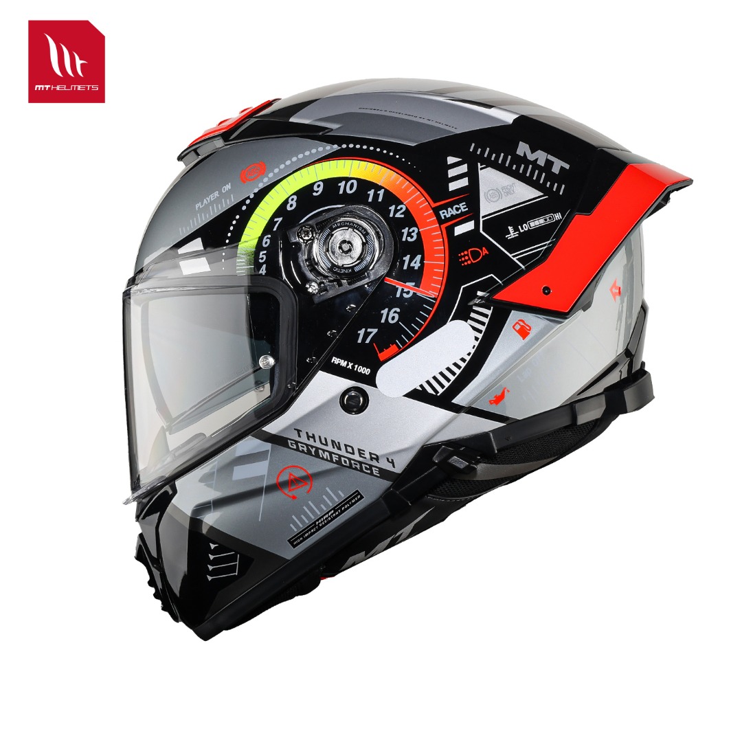 Thunder 4 Sv New Mt Motorcycle - Dual Visor Motorcycle Racing Helmet recension och pris