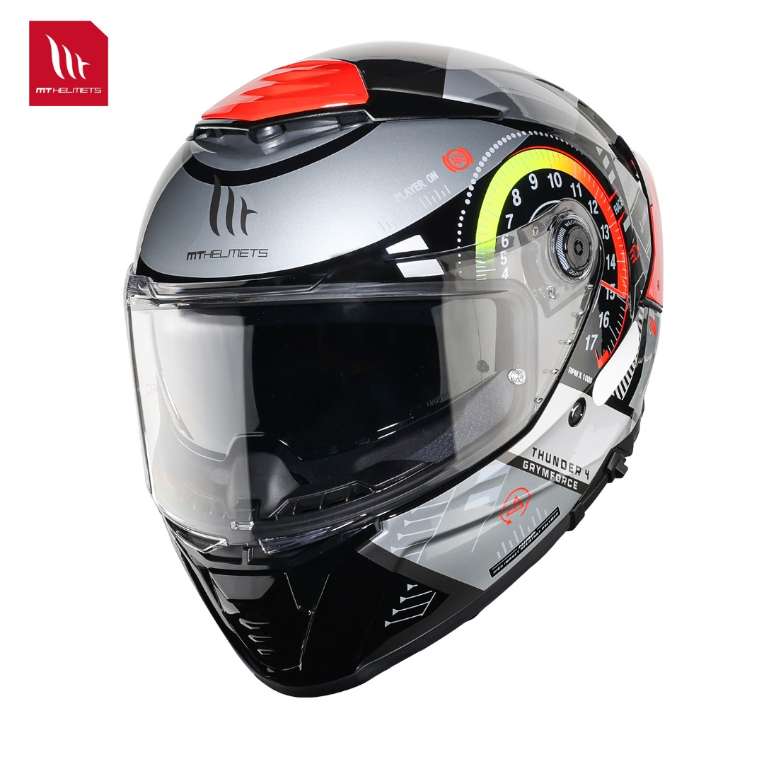 Thunder 4 Sv New Mt Motorcycle - Dual Visor Motorcycle Racing Helmet recension och pris